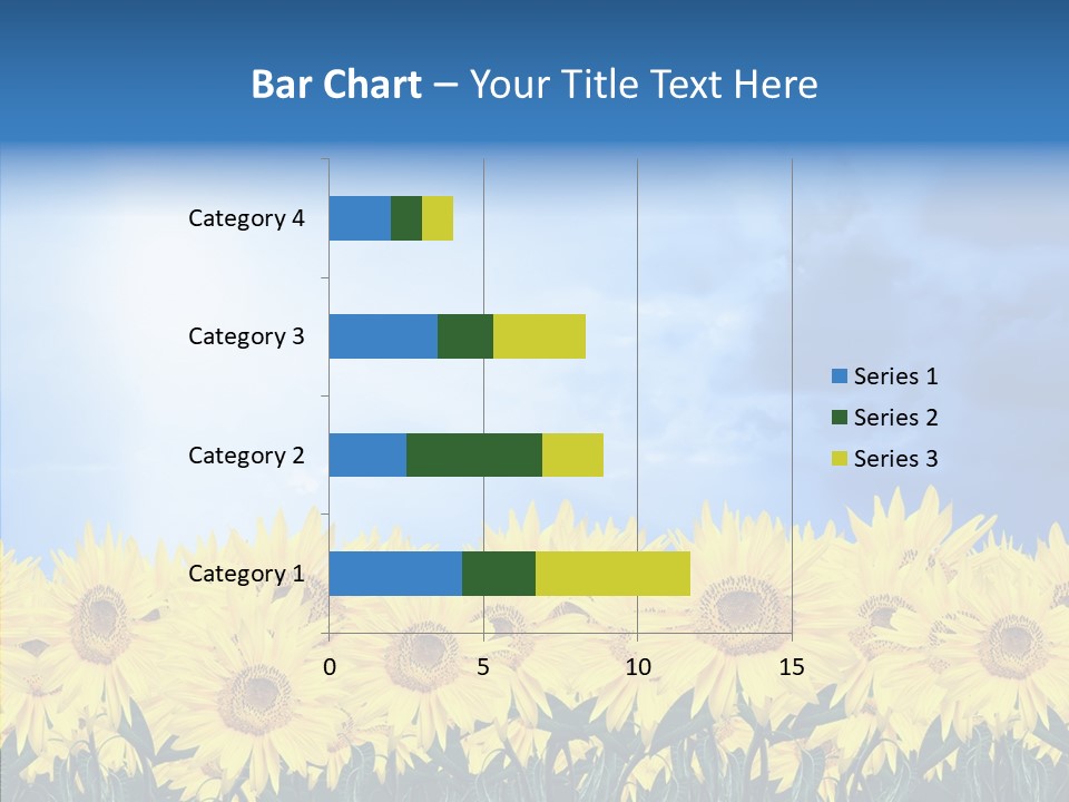 Sky Clear Flower PowerPoint Template