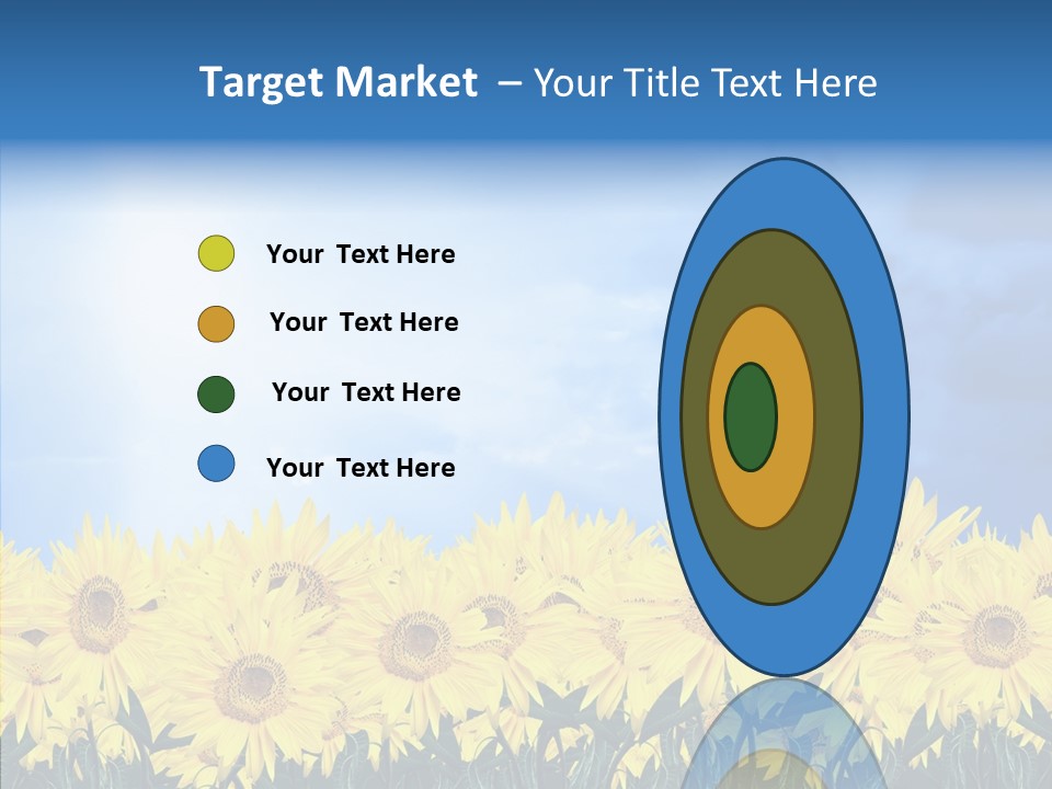 Sky Clear Flower PowerPoint Template
