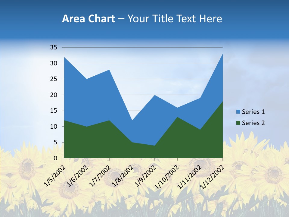 Sky Clear Flower PowerPoint Template