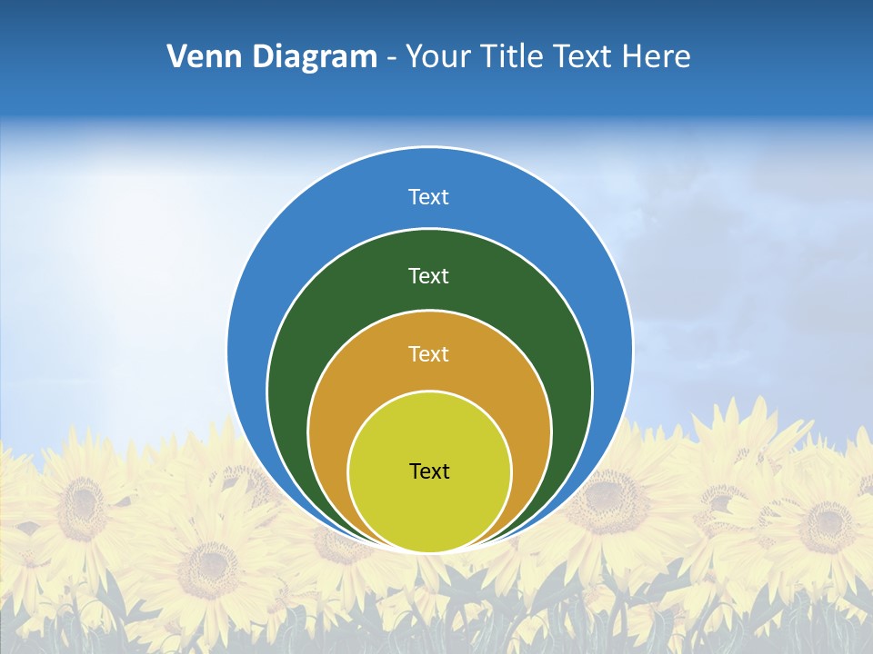 Sky Clear Flower PowerPoint Template