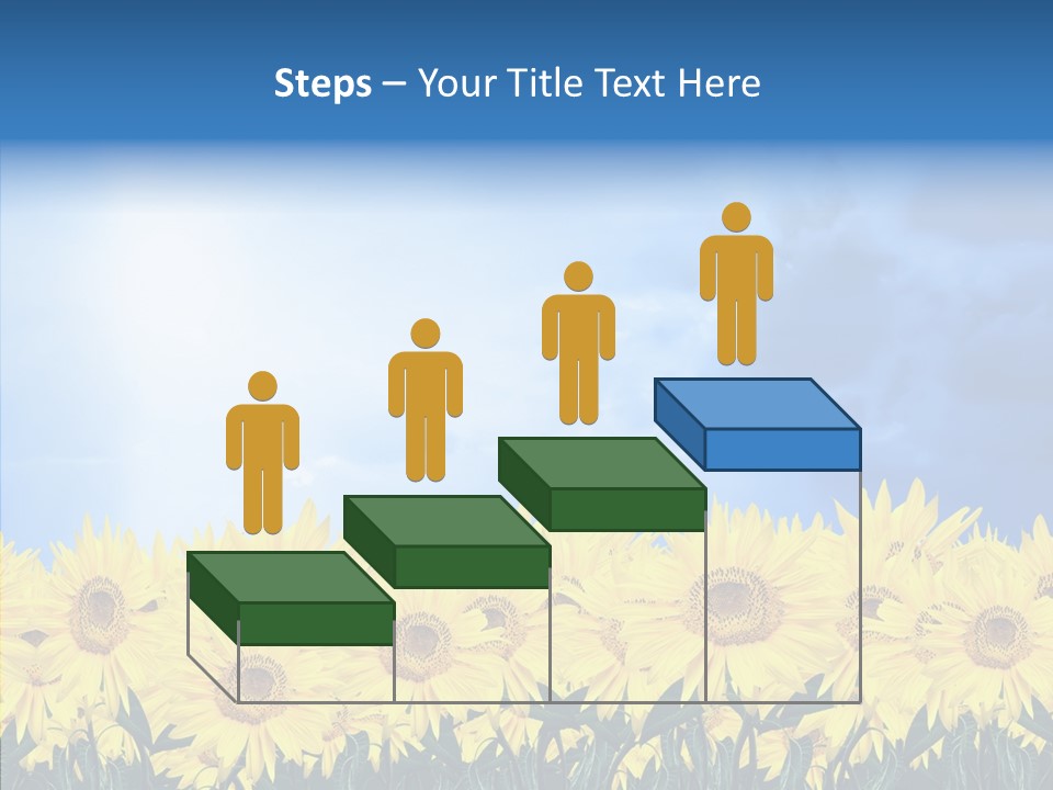 Sky Clear Flower PowerPoint Template