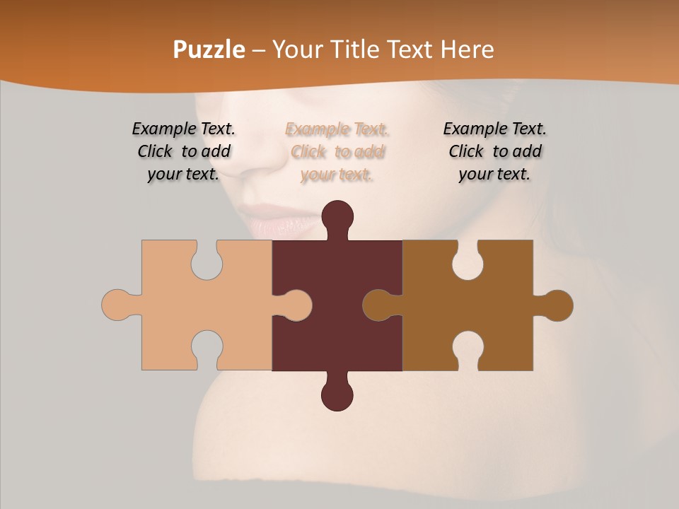 Females Girls Elegance PowerPoint Template