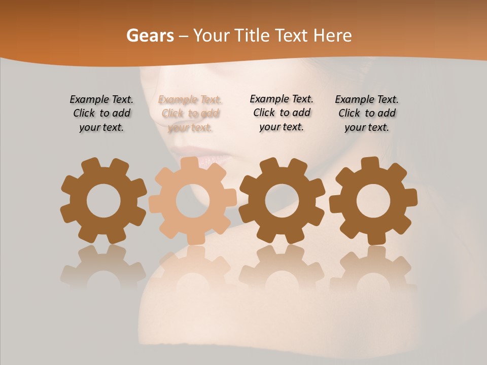 Females Girls Elegance PowerPoint Template