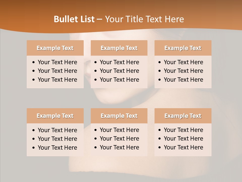 Females Girls Elegance PowerPoint Template