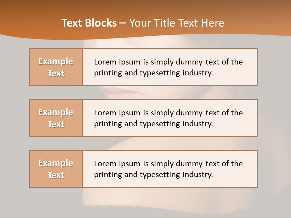 Females Girls Elegance PowerPoint Template