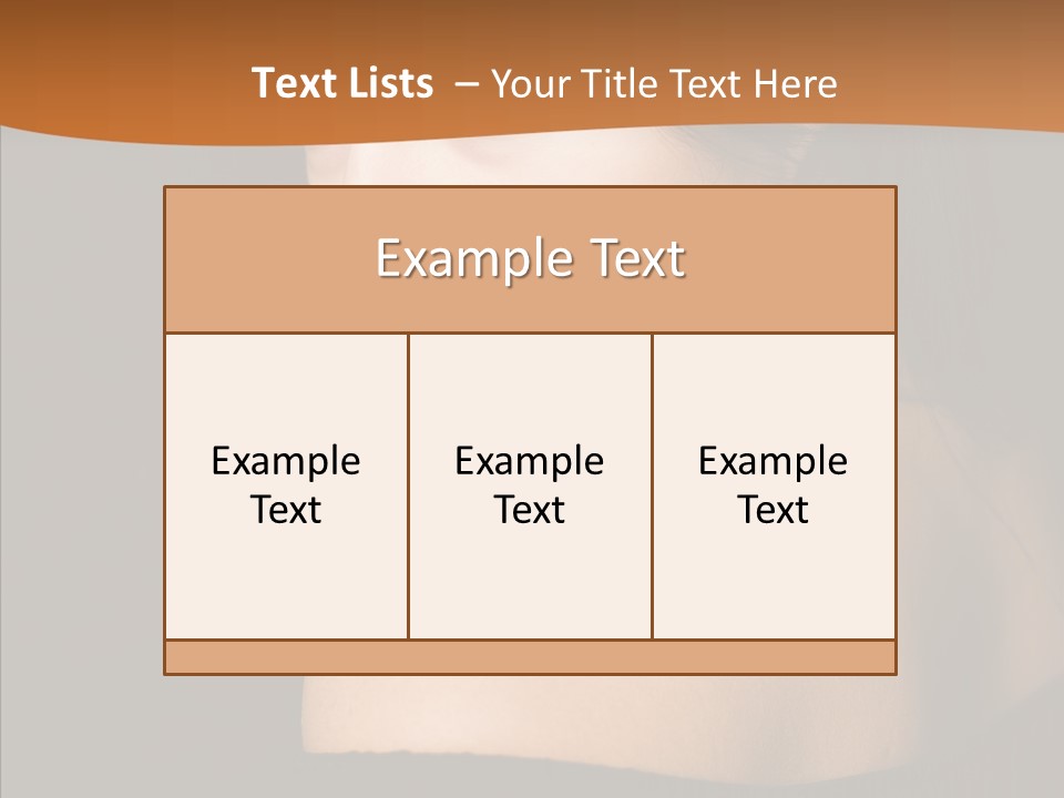 Females Girls Elegance PowerPoint Template