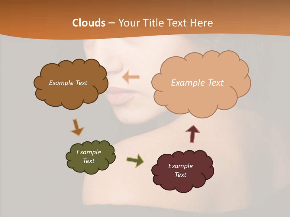 Females Girls Elegance PowerPoint Template