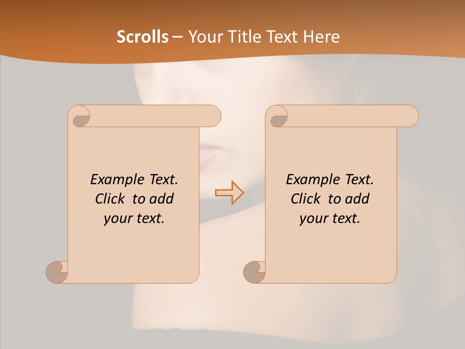 Females Girls Elegance PowerPoint Template