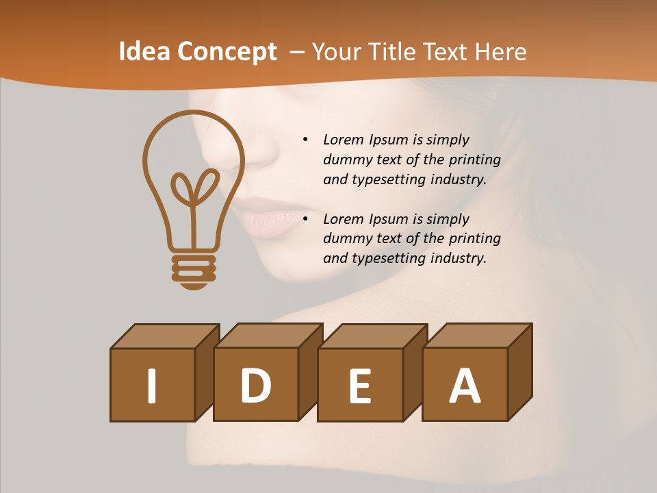 Females Girls Elegance PowerPoint Template