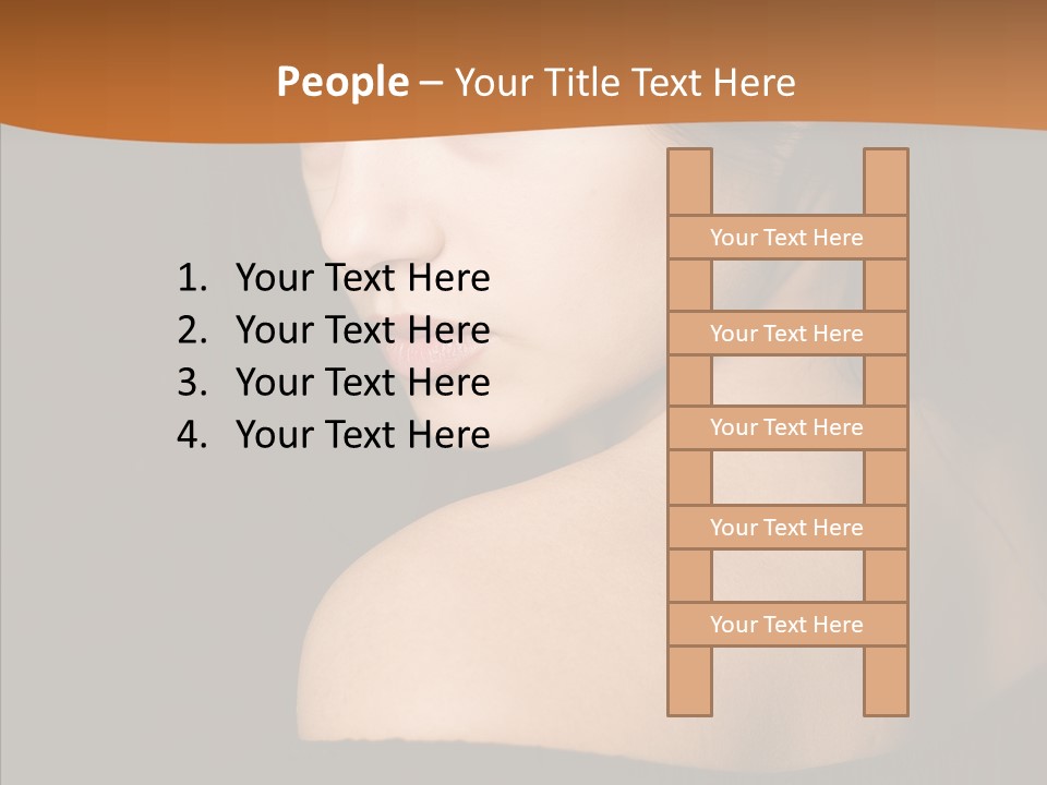 Females Girls Elegance PowerPoint Template