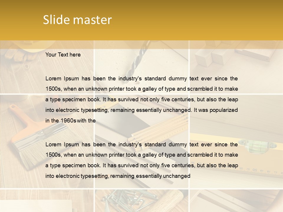 Man Industry Metal PowerPoint Template