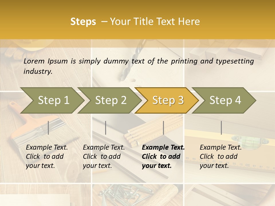 Man Industry Metal PowerPoint Template