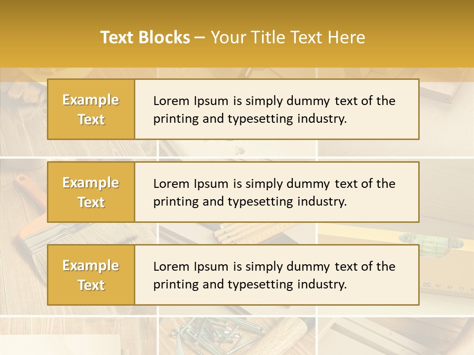 Man Industry Metal PowerPoint Template