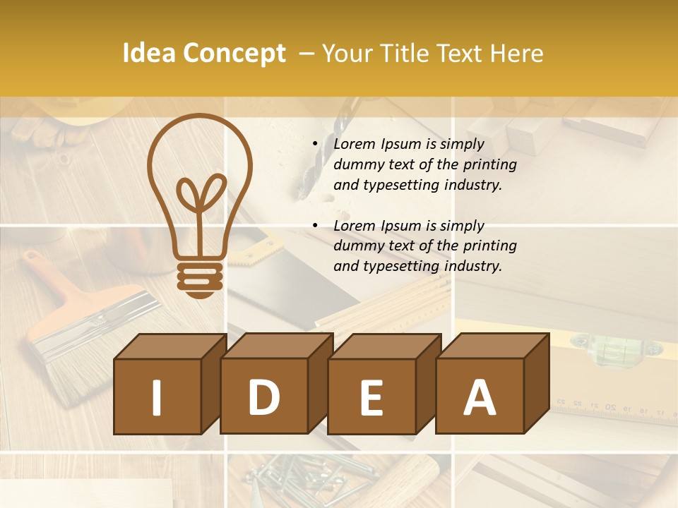 Man Industry Metal PowerPoint Template