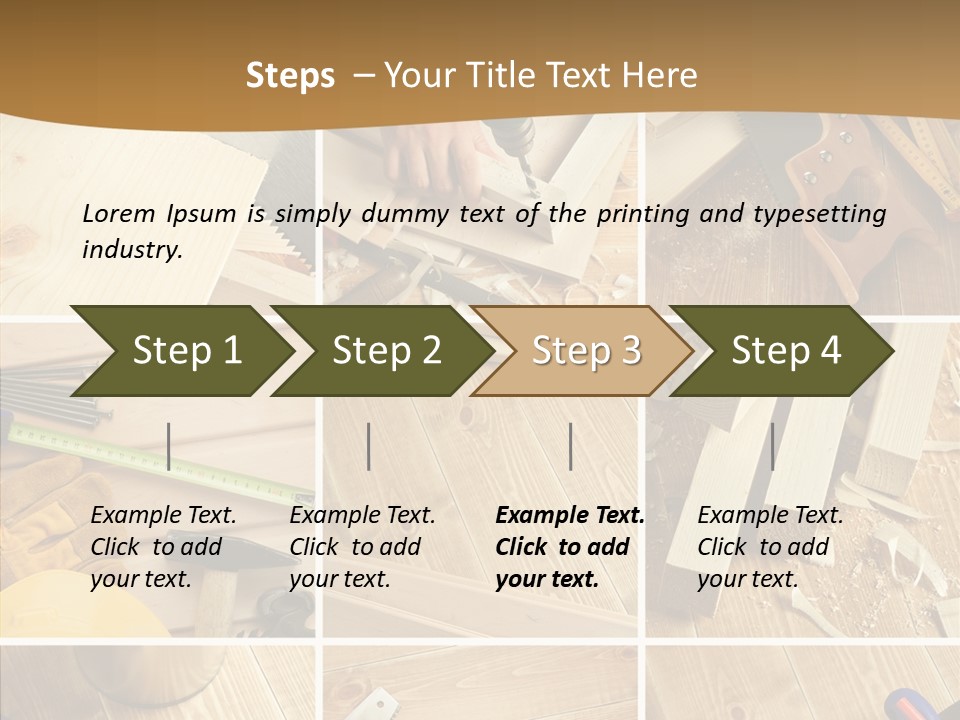 Metal Workshop Construction PowerPoint Template