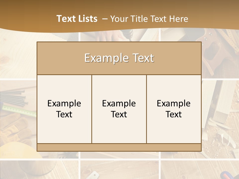 Metal Workshop Construction PowerPoint Template