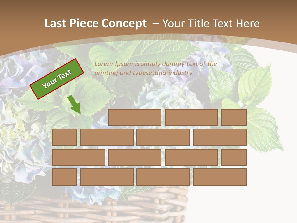 Decoration Studio Hortensia PowerPoint Template