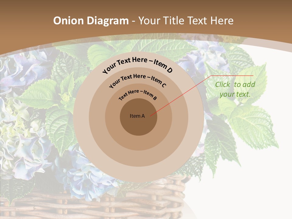 Decoration Studio Hortensia PowerPoint Template