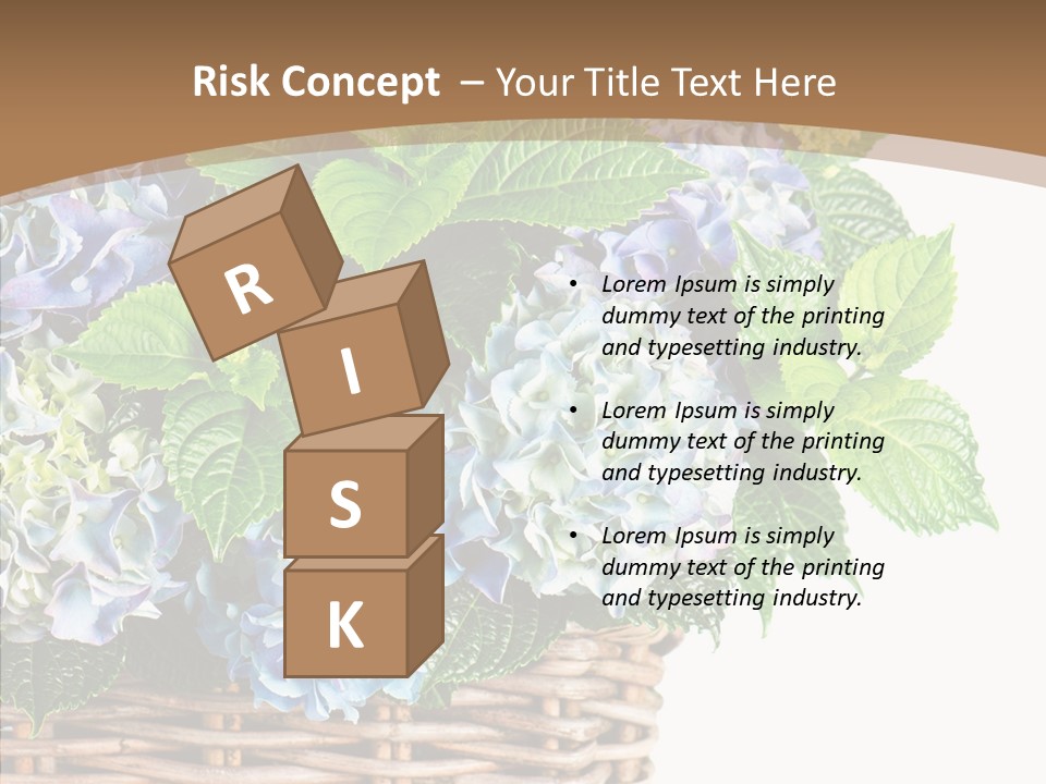 Decoration Studio Hortensia PowerPoint Template