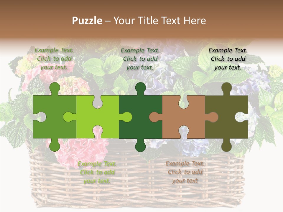 Botanical Decorative Balcony PowerPoint Template