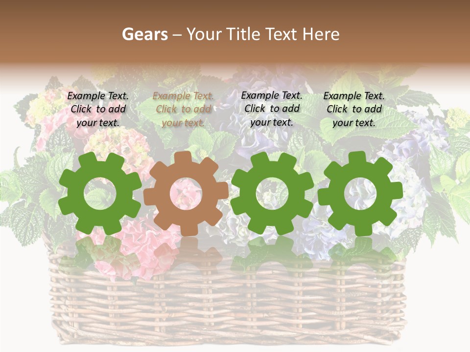 Botanical Decorative Balcony PowerPoint Template