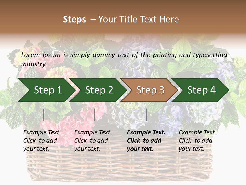 Botanical Decorative Balcony PowerPoint Template