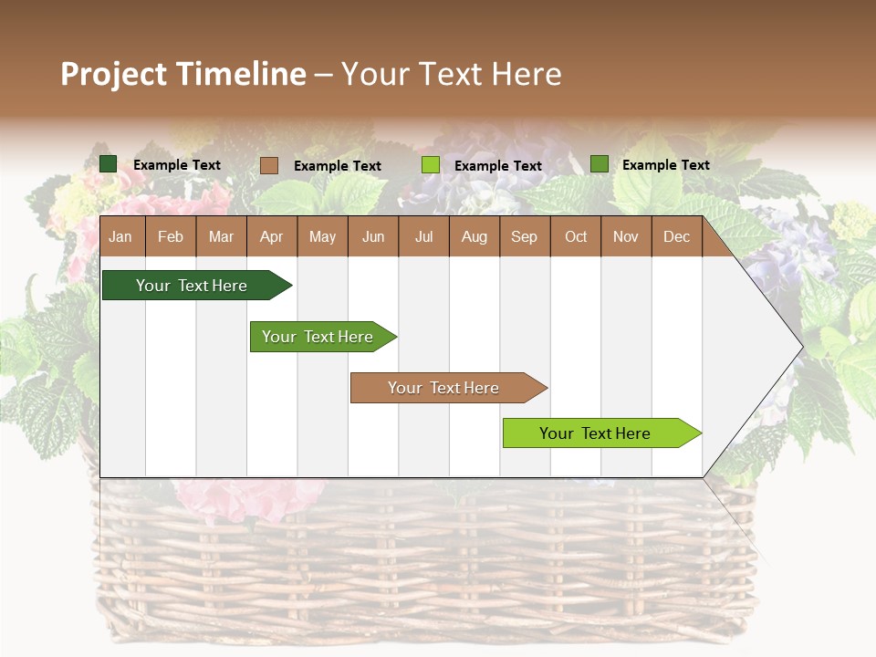 Botanical Decorative Balcony PowerPoint Template