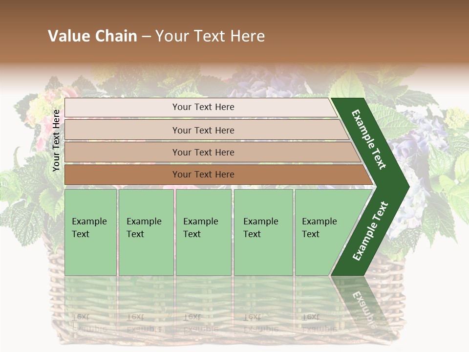 Botanical Decorative Balcony PowerPoint Template
