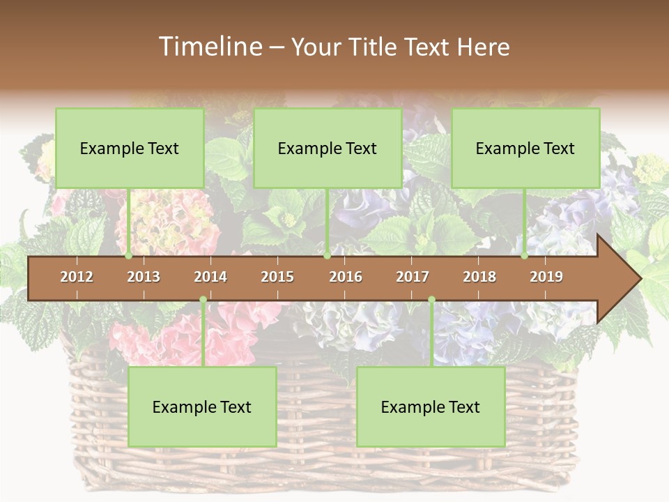 Botanical Decorative Balcony PowerPoint Template
