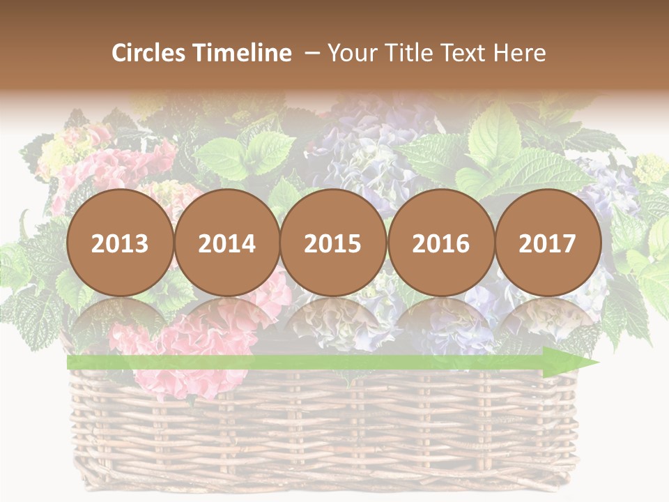 Botanical Decorative Balcony PowerPoint Template