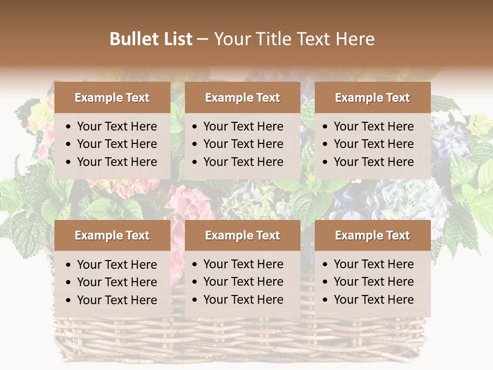 Botanical Decorative Balcony PowerPoint Template