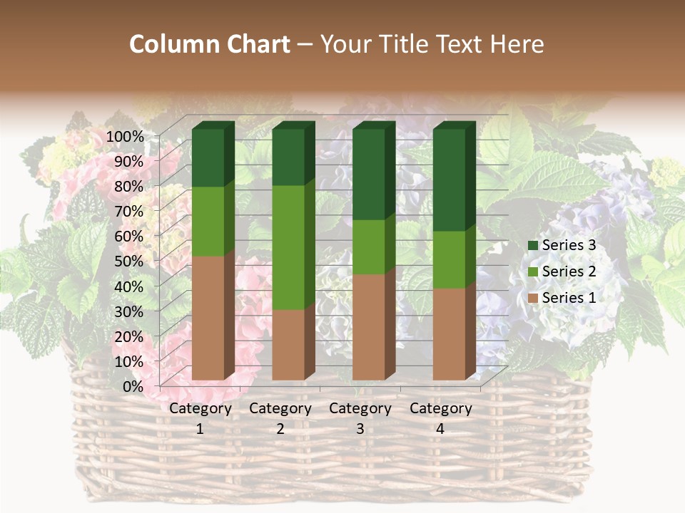 Botanical Decorative Balcony PowerPoint Template