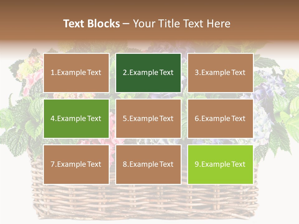 Botanical Decorative Balcony PowerPoint Template