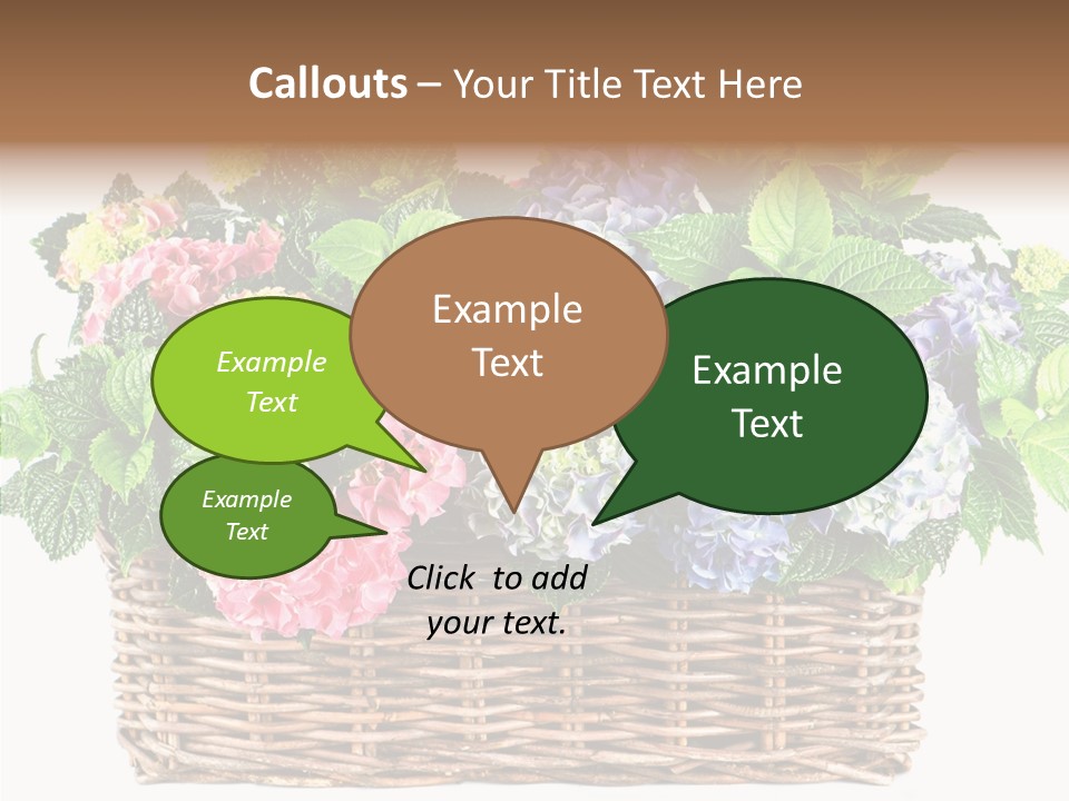 Botanical Decorative Balcony PowerPoint Template