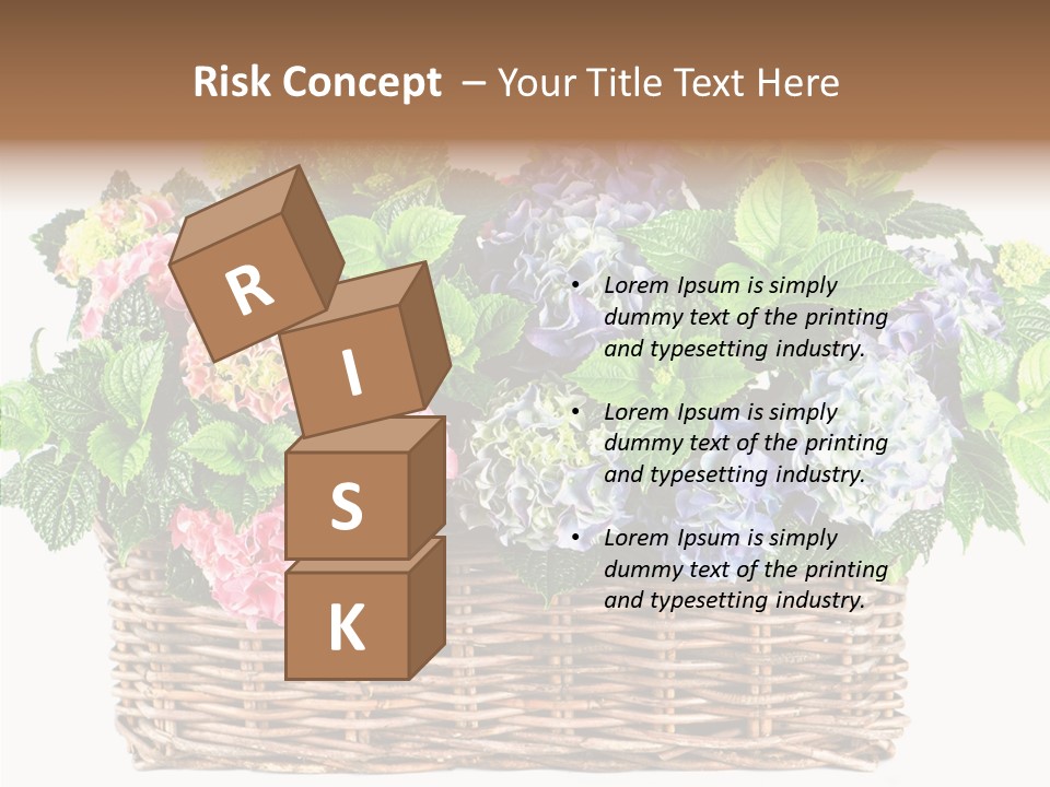 Botanical Decorative Balcony PowerPoint Template