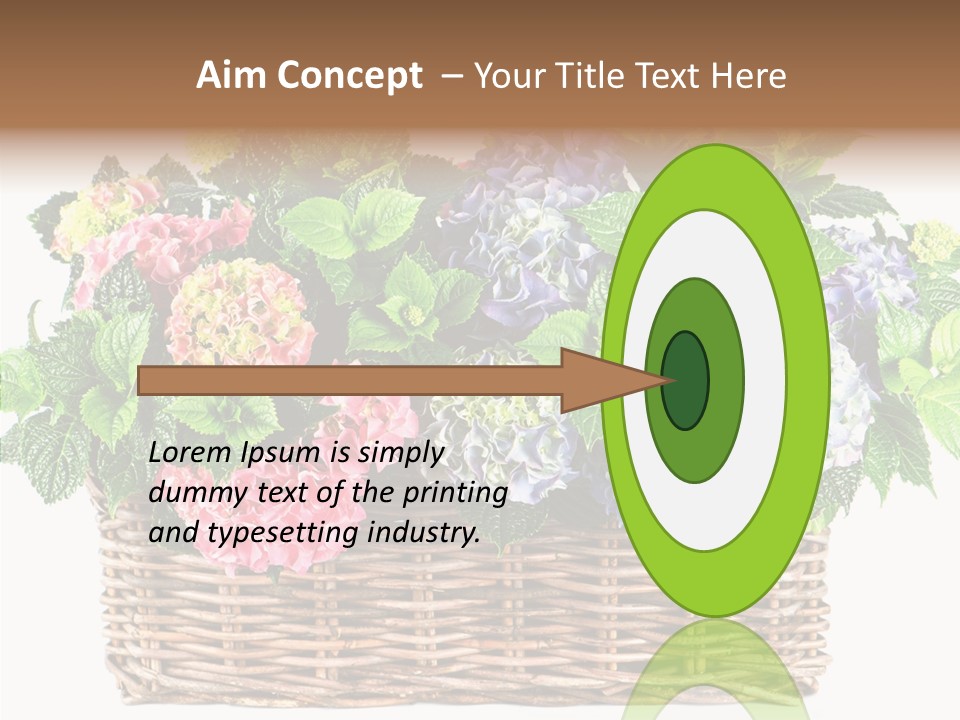 Botanical Decorative Balcony PowerPoint Template