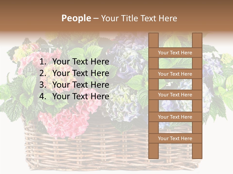 Botanical Decorative Balcony PowerPoint Template