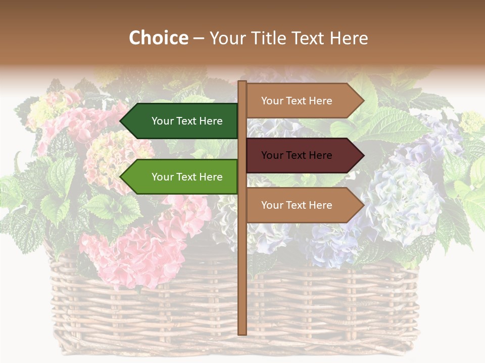 Botanical Decorative Balcony PowerPoint Template