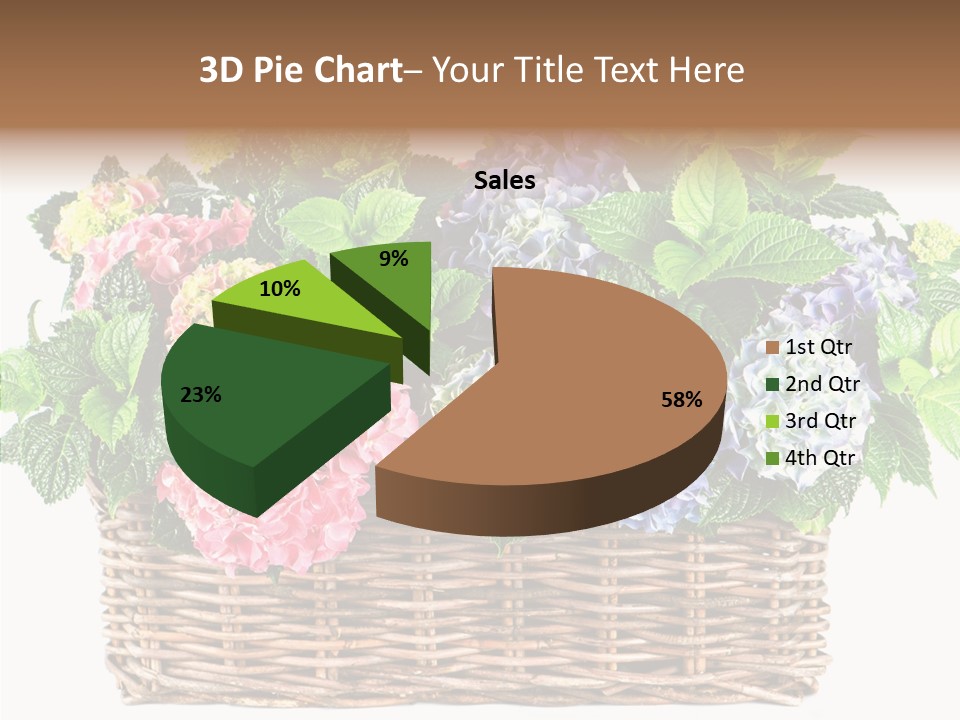 Botanical Decorative Balcony PowerPoint Template