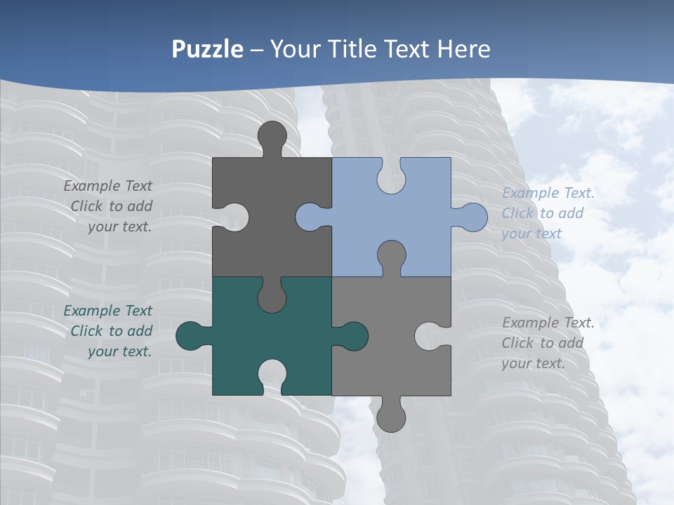 Reflections Design Glass PowerPoint Template