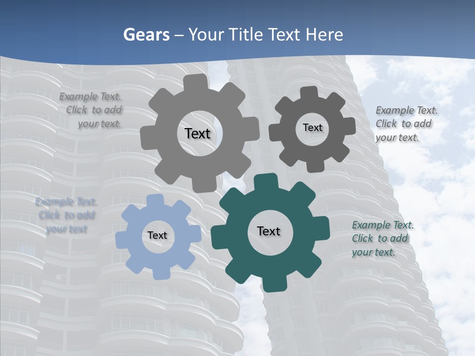 Reflections Design Glass PowerPoint Template