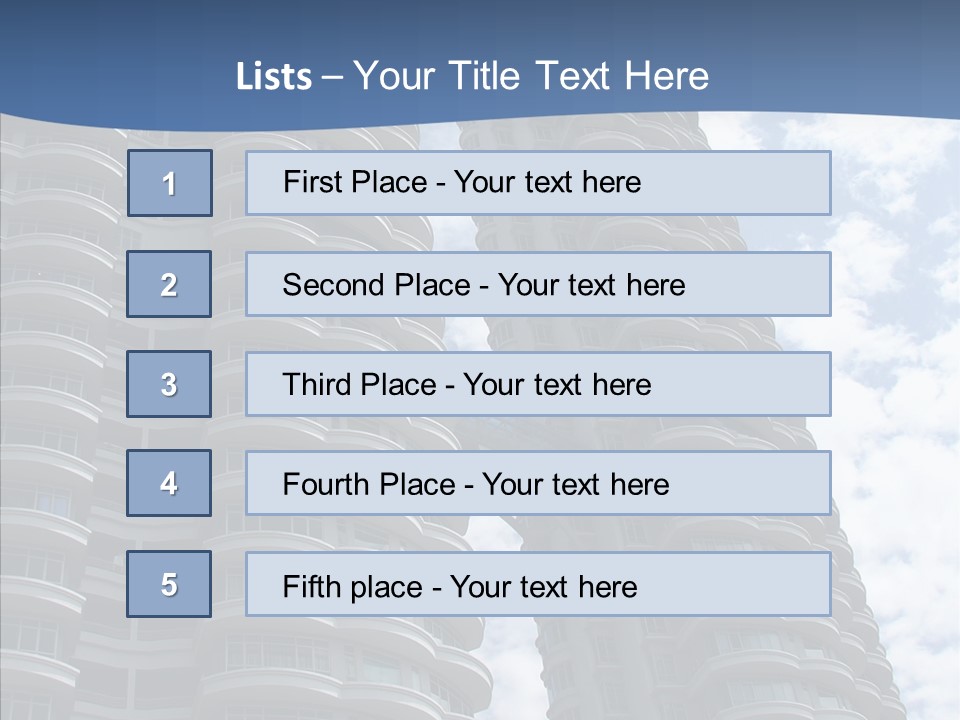 Reflections Design Glass PowerPoint Template