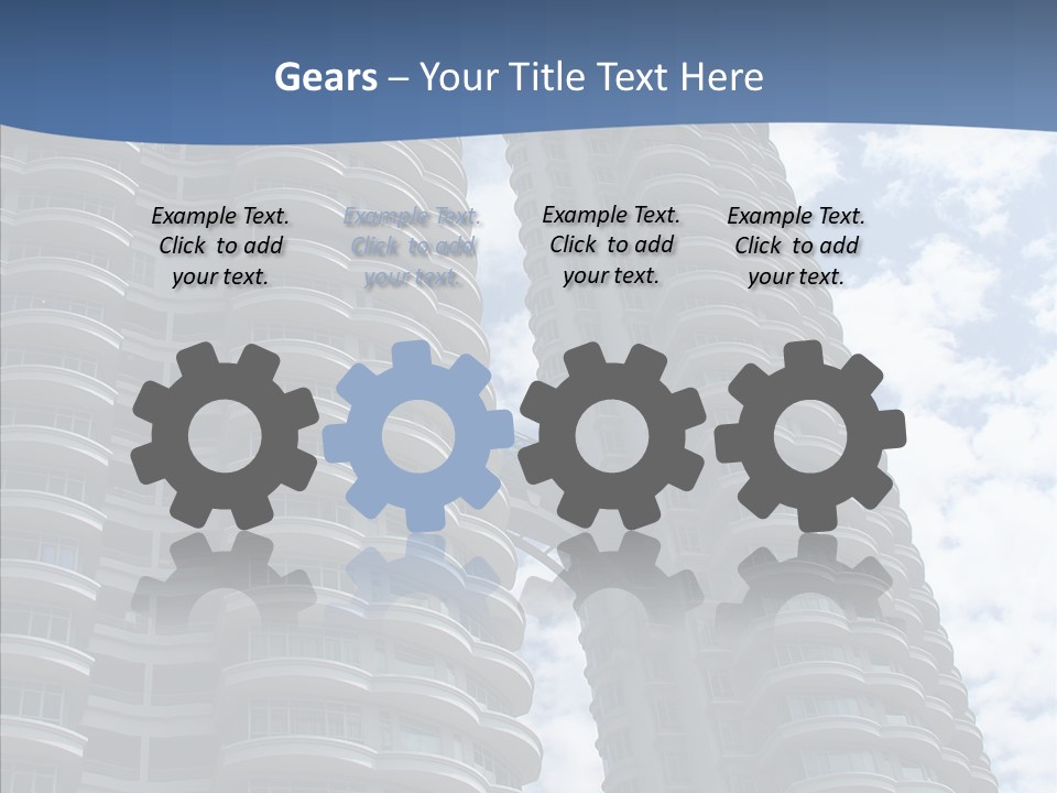 Reflections Design Glass PowerPoint Template