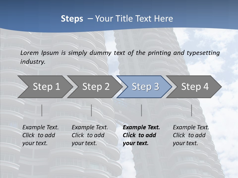 Reflections Design Glass PowerPoint Template
