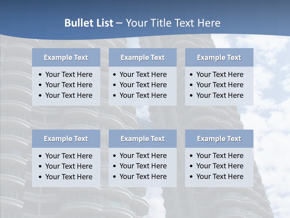 Reflections Design Glass PowerPoint Template