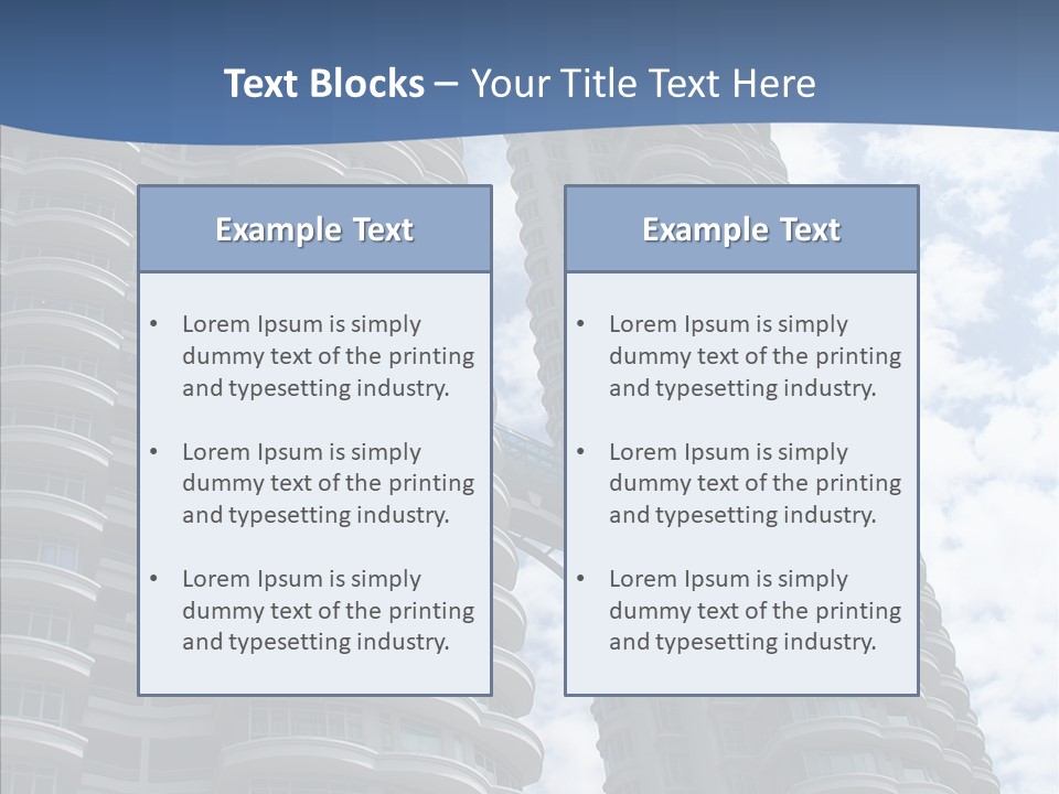 Reflections Design Glass PowerPoint Template