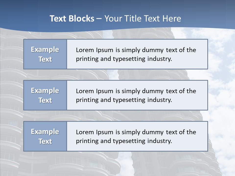 Reflections Design Glass PowerPoint Template
