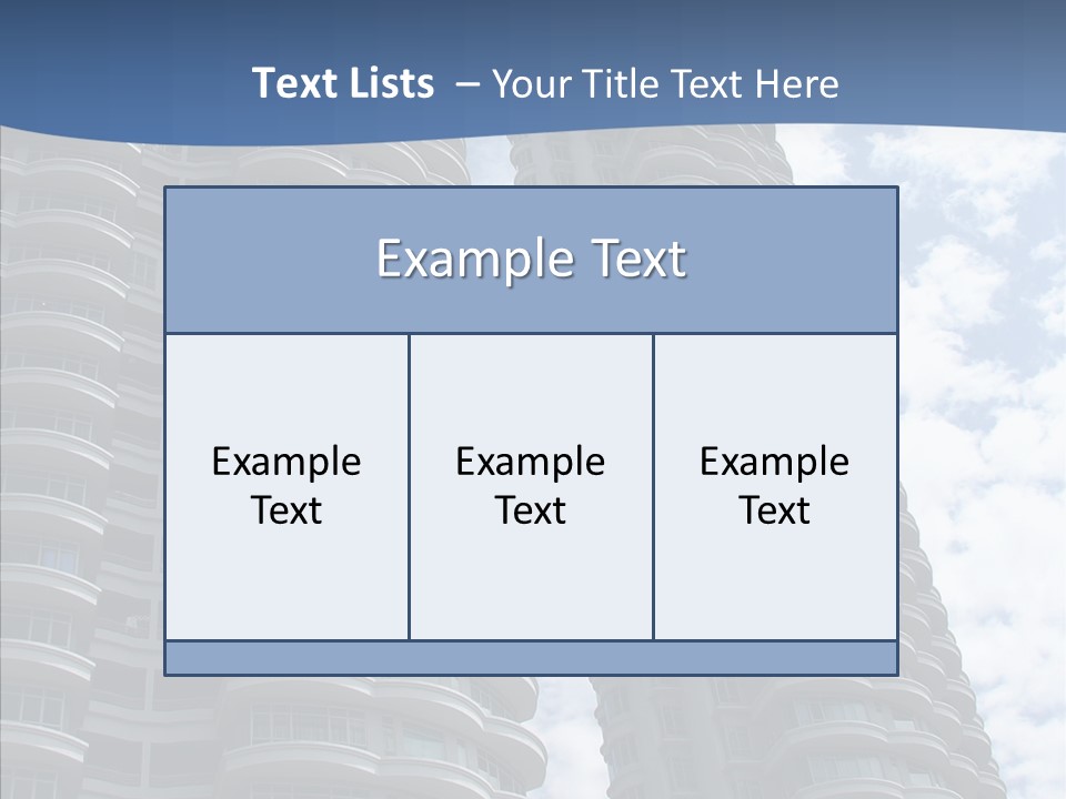 Reflections Design Glass PowerPoint Template