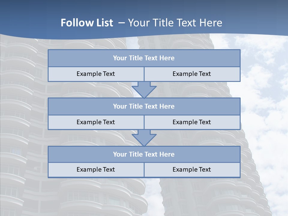 Reflections Design Glass PowerPoint Template