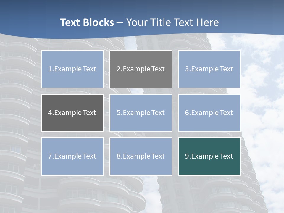 Reflections Design Glass PowerPoint Template